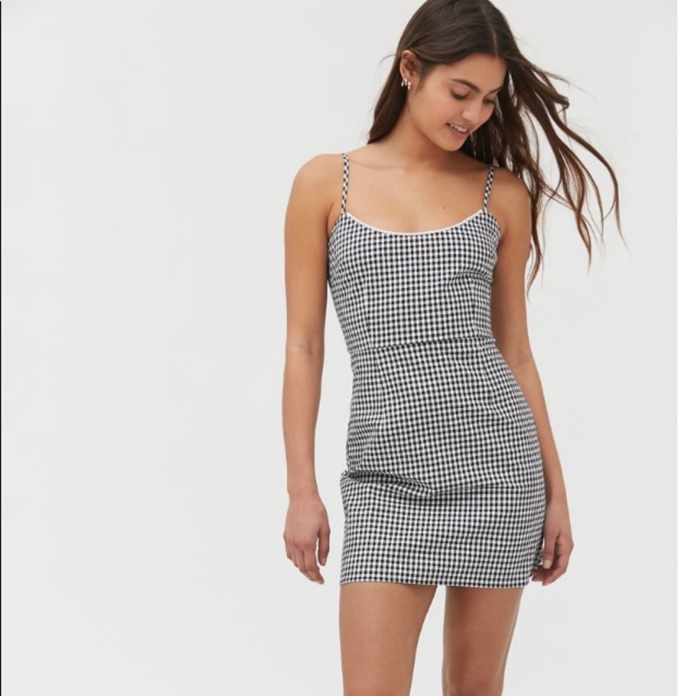 NWOT UO Southold Gingham Mini Dress